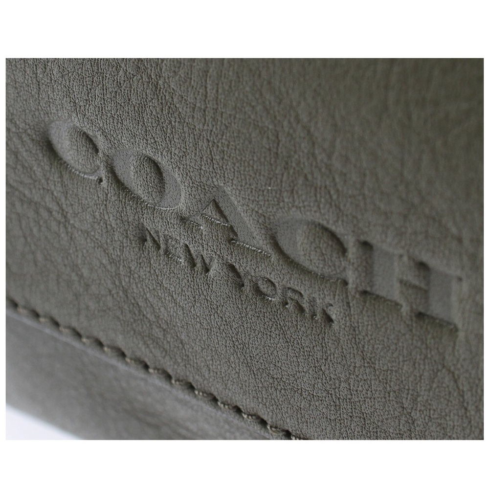 NWT $375 Coach Sullivan Small Messenger Sport Calf Leather olive green - Picture 10 of 14